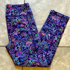 Lilly Pulitzer Weekender Luxletic Midrise Leggings Medium